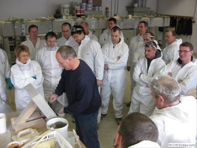 Demonstration des PCC-Einbaues